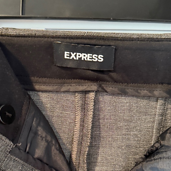 Express Charcoal Flare Women's Pants - Picture 3 of 4